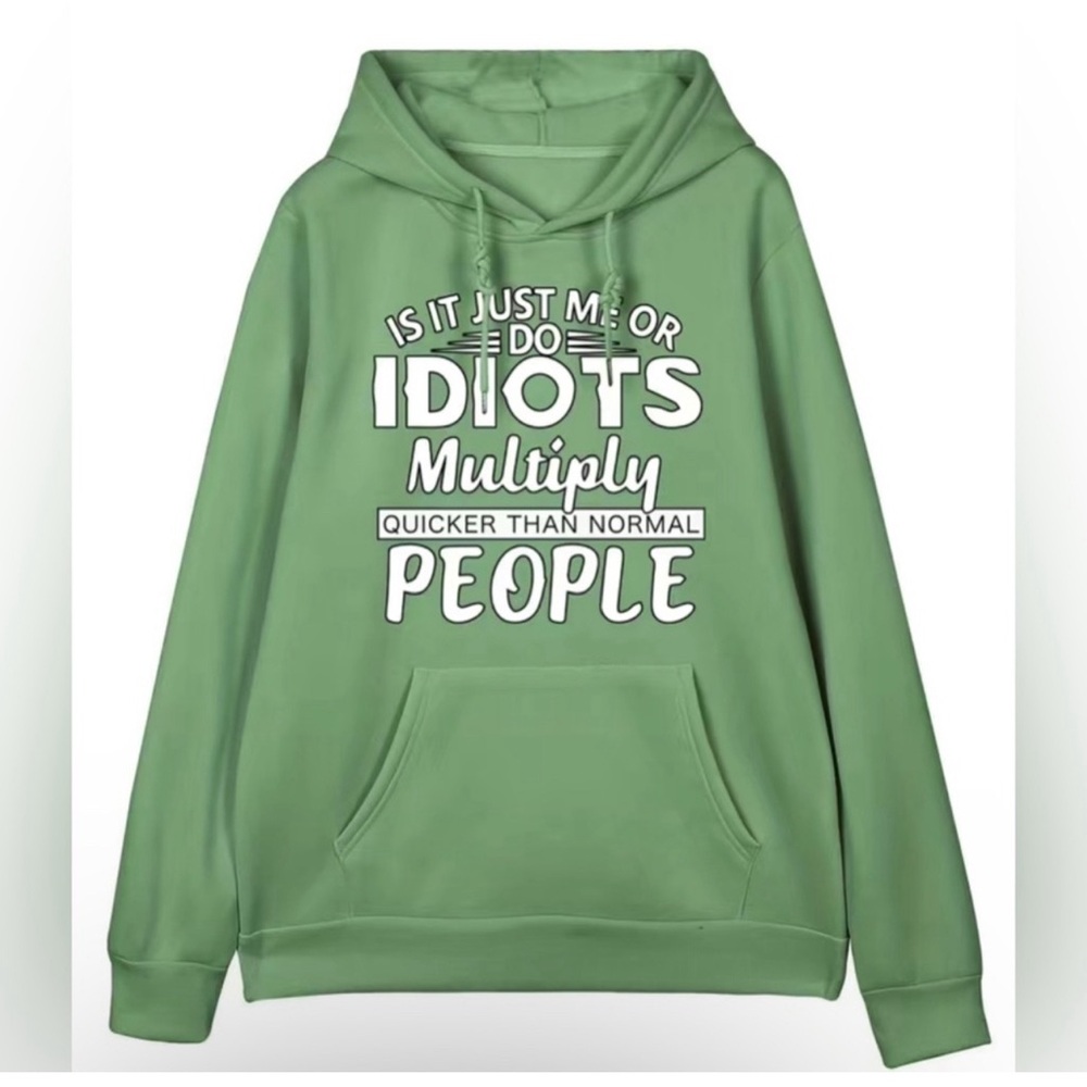 NEW Mens Sarcastic Humor Hoodie